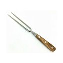 Furculita baioneta, lungime 17cm, maner din lemn de maslin, Sabatier Authentique - Olive.