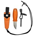 Kit cutit de gat cu amnar Mora Eldris , PORTOCALIU pt DIY/camping/hobby