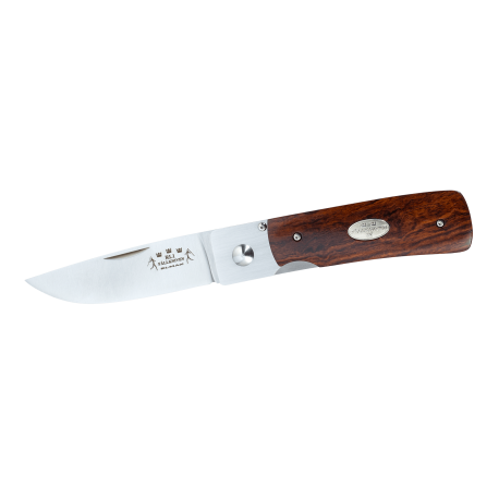 Briceag Fallkniven, lama otel Elmax cu maner Desert Ironwood si blocaj lama Liner-lock