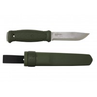 Cutit Garberg Green INOX, cu teaca de polimer pentru outdoor, vanatoare, bushcraft, Morakniv