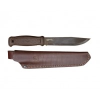 Cutit Morakniv Garberg GRAND Carbon , cu teaca de piele pentru outdoor, vanatoare, bushcraft