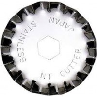 Set 2 lame cutter disc cu taiere ondulata - Ø28mm, NT Cutter.