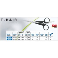 KRETZER T-HAIR Foarfece pentru frizerie/coafura